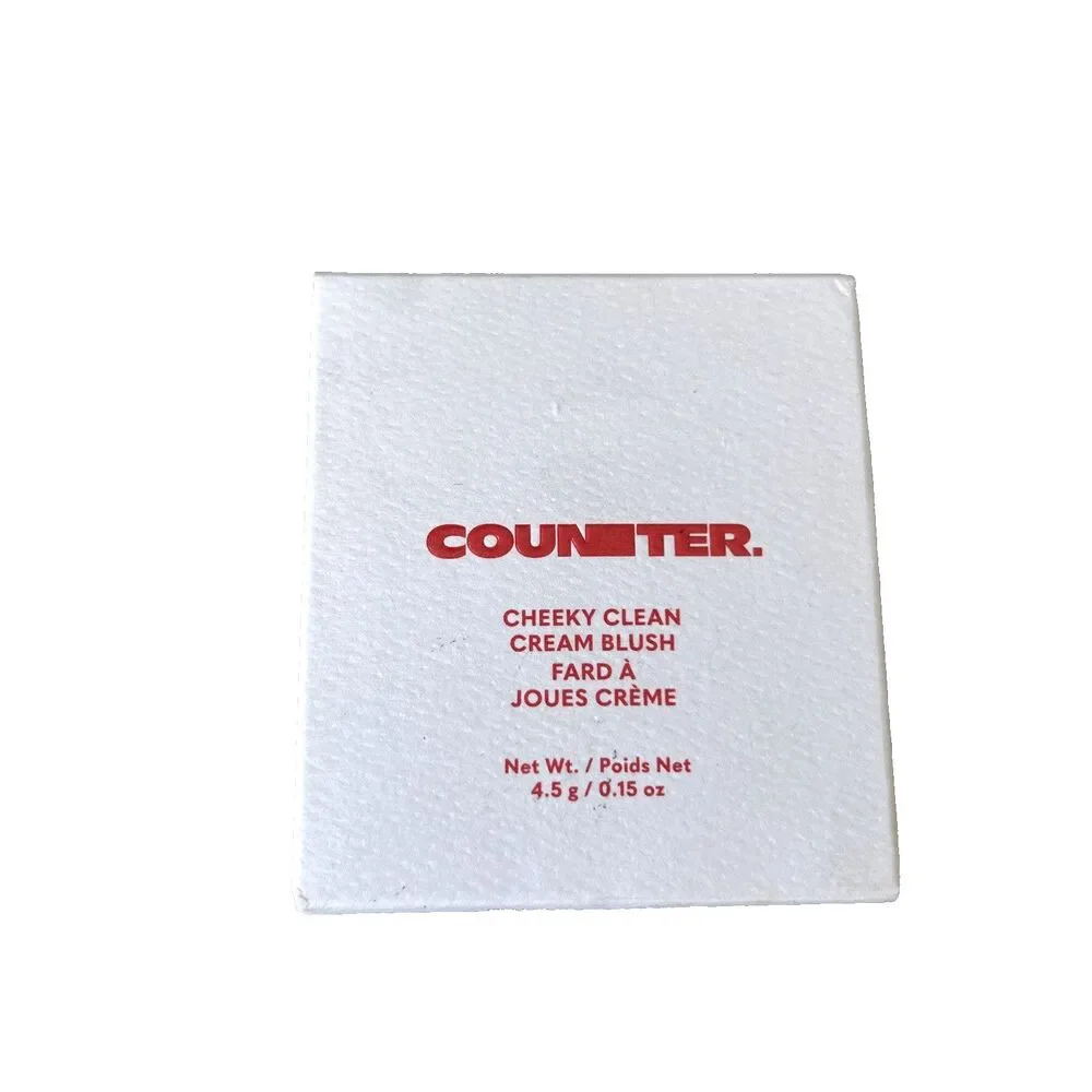 Counter Cheeky Clean Cream Blush 4.5 g/ 0.15 oz Shade Cider NEW in Box